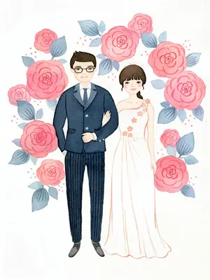 如愿婚礼男女对唱录音棚